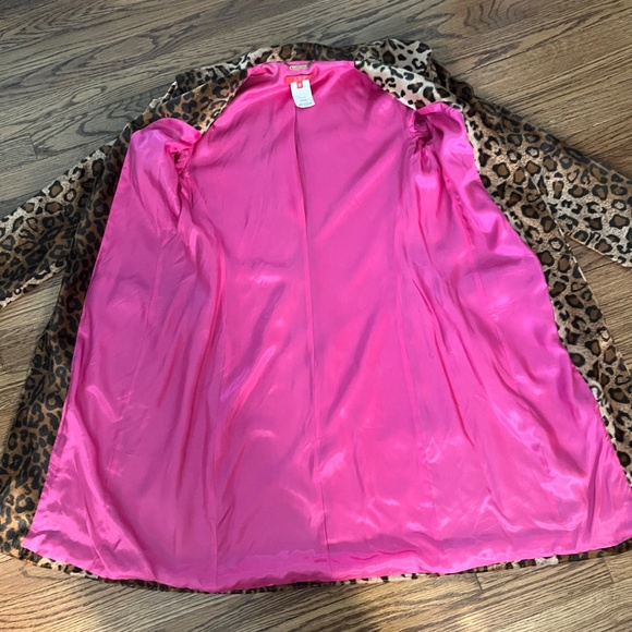 Vintage ABS Leopard Print Long Jacket/Coat - Picture 5 of 6